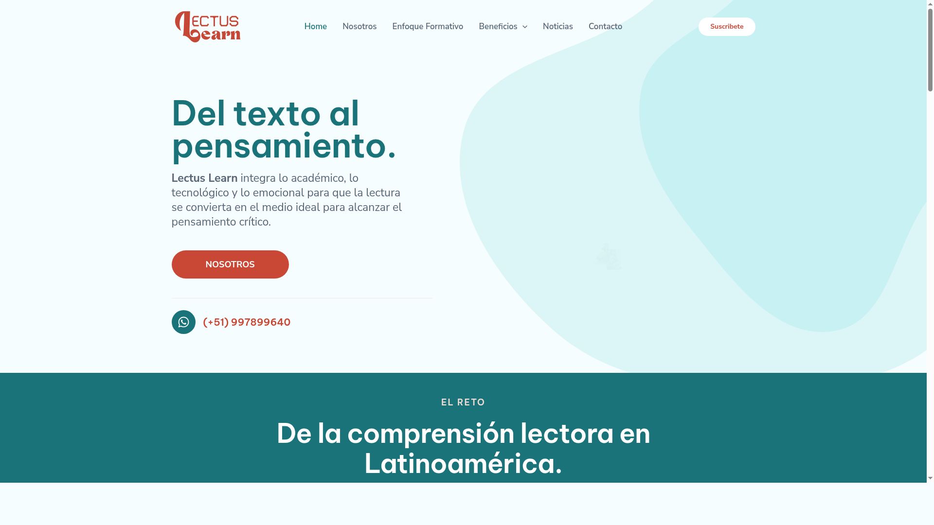 Lectus Learn - Plataforma de Comprensión Lectora con IA