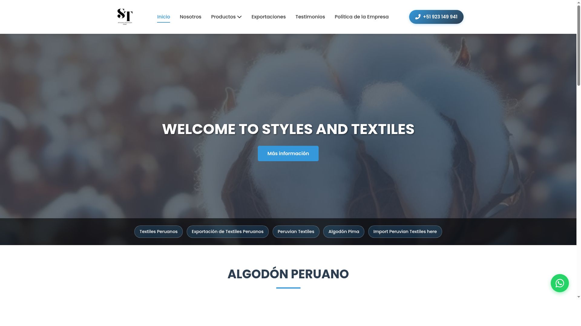 Styles and Textiles Perú - Exportadora