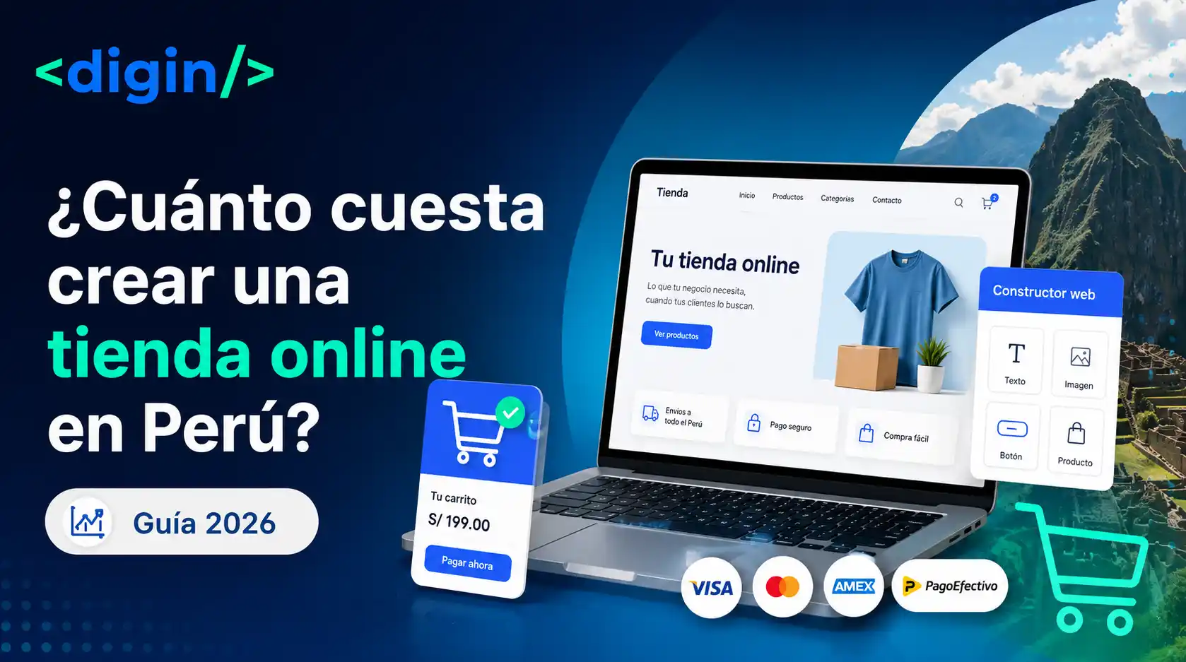 Crear tienda online Perú 2026: costos y guía completa
