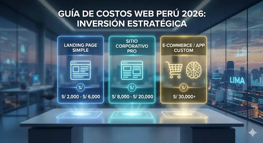 ¿Cuánto Cuesta Crear una Página Web en Perú en 2026? [Guía Completa]